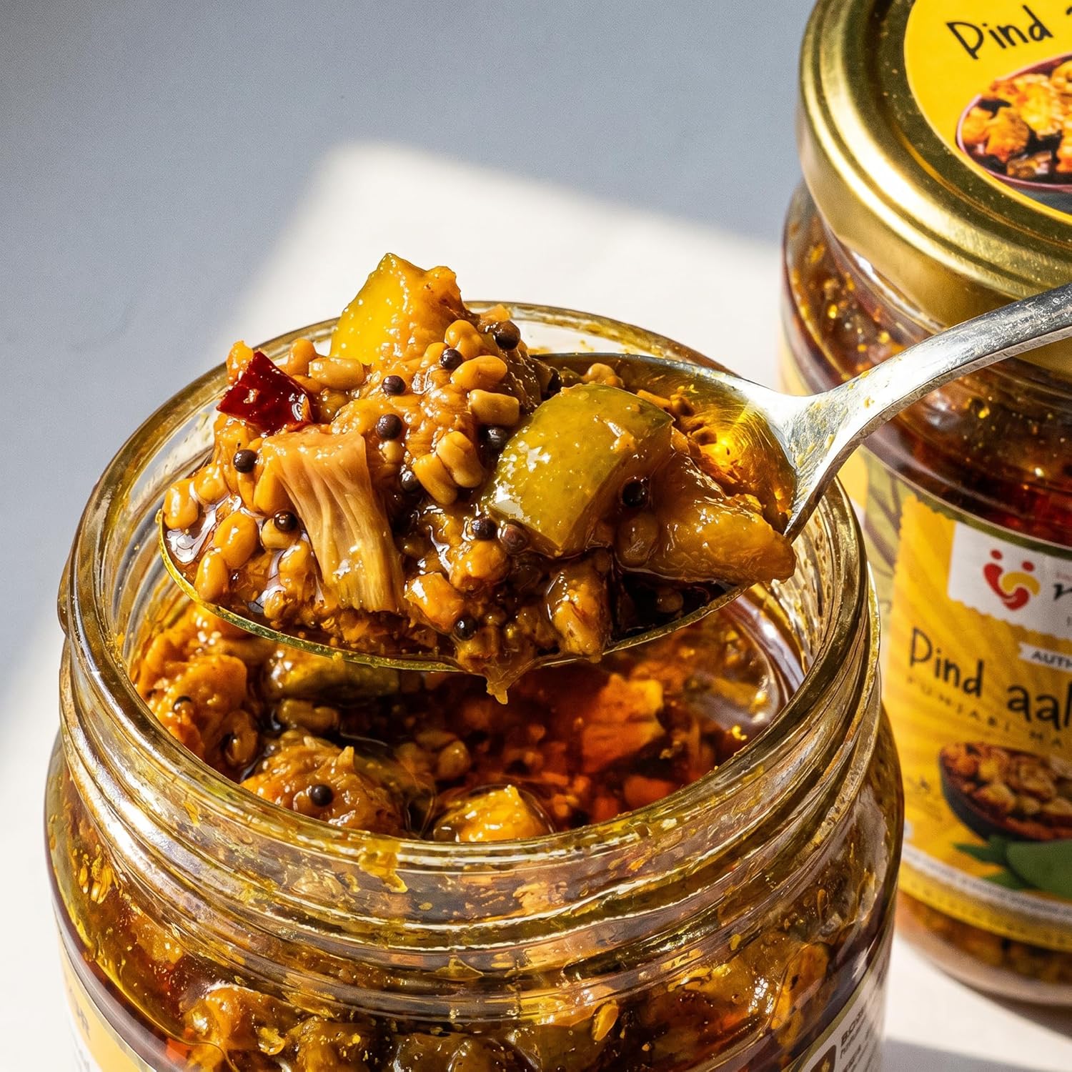Pind Aala Achar, Mango and Jackfruit Pickle, Punjabi Aam and Kathal ka Achar