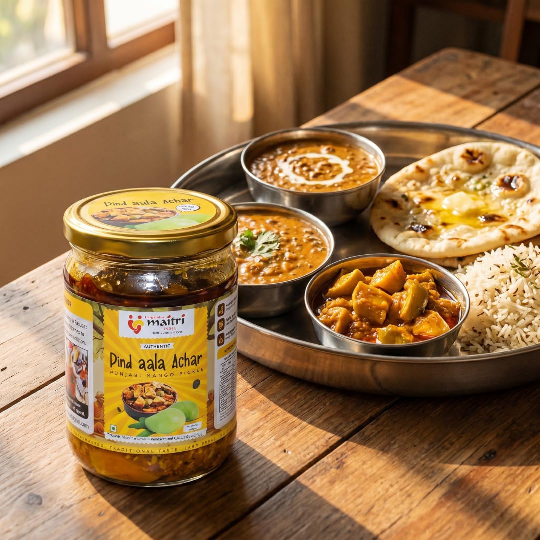 Pind Aala Achar, Mango and Jackfruit Pickle, Punjabi Aam and Kathal ka Achar