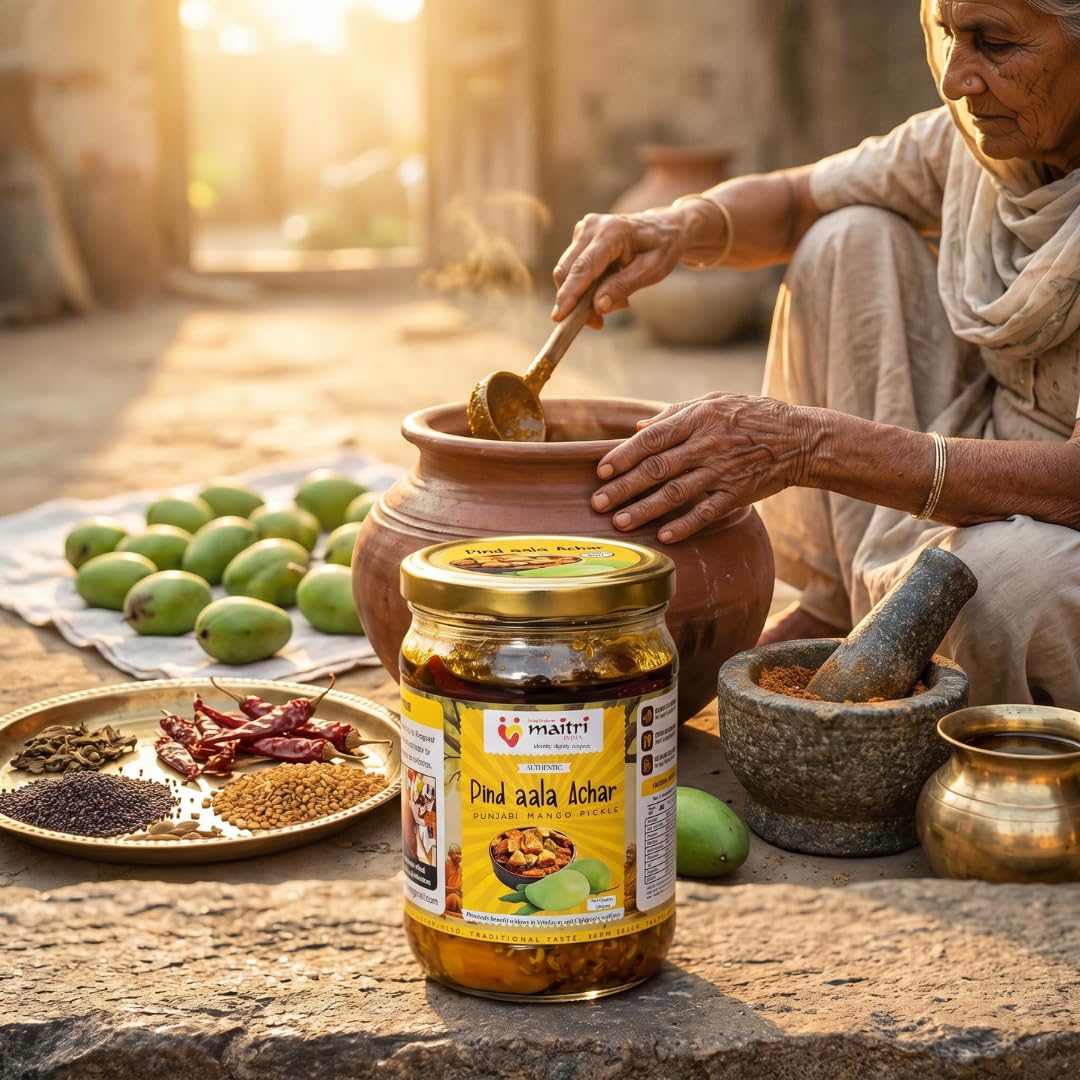 Pind Aala Achar, Mango and Jackfruit Pickle, Punjabi Aam and Kathal ka Achar